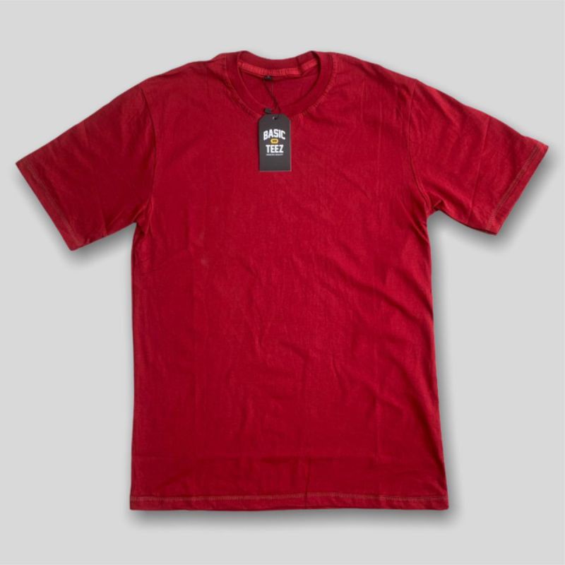 KAOS POLOS MAROON, COTTON COMBED 30s