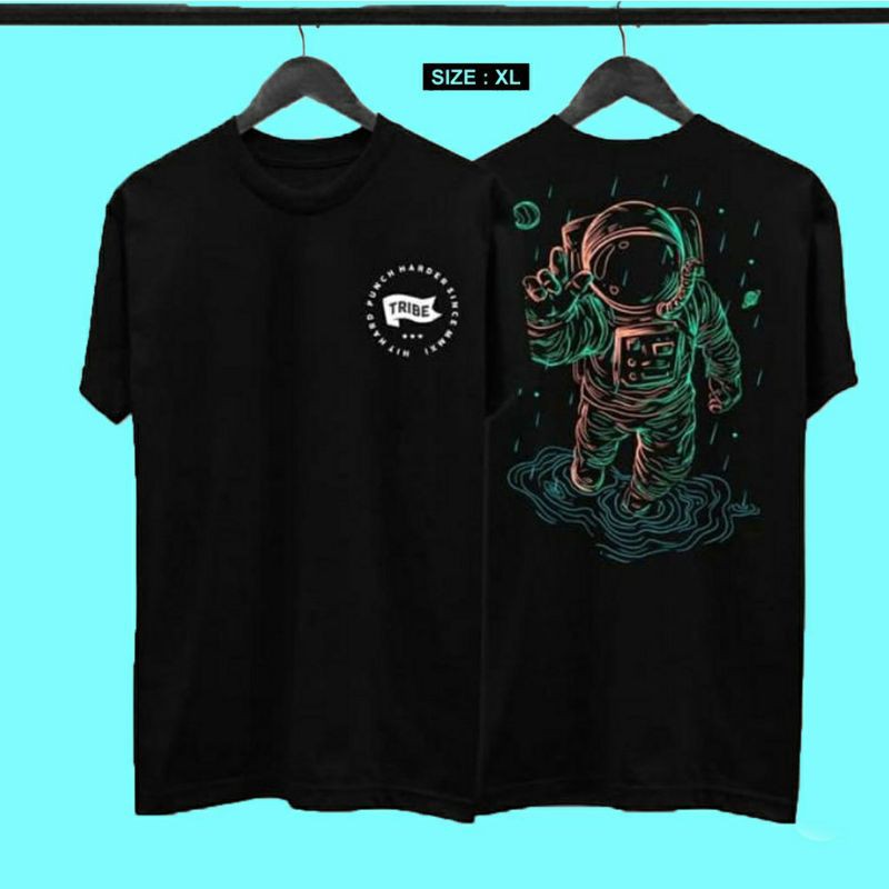 Fourfashion - Kaos Distro ELhanan TRIBE ASTONOT Black EL006