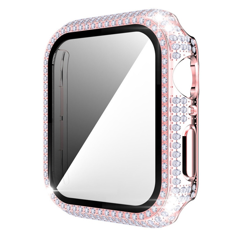 Btsg Kristal Tahan Guncangan Untuk Case for AppleWatch Pelindung Bumper Untuk Shell PC Cover Pelindung Ultra-Tipis Gores Resi