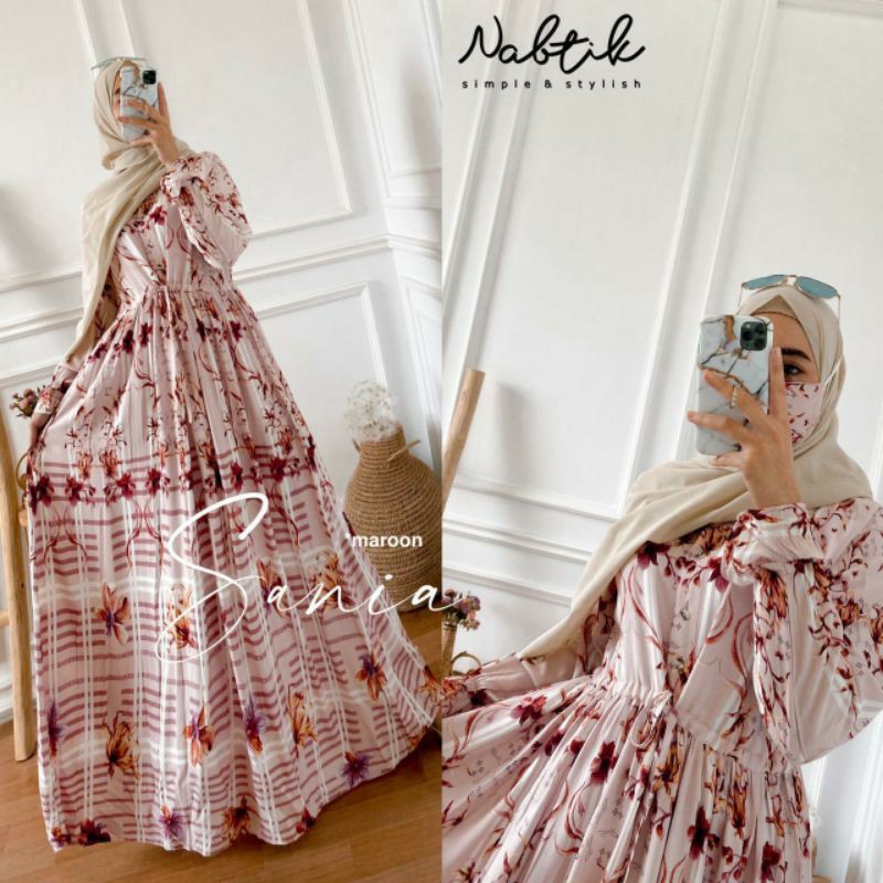 Gamis SANIA dress ori by nabtik