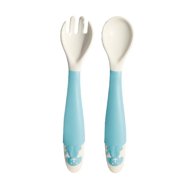 Baby Safe  Bendable Spoon &amp; Fork With Case Sendok Garpu Bayi