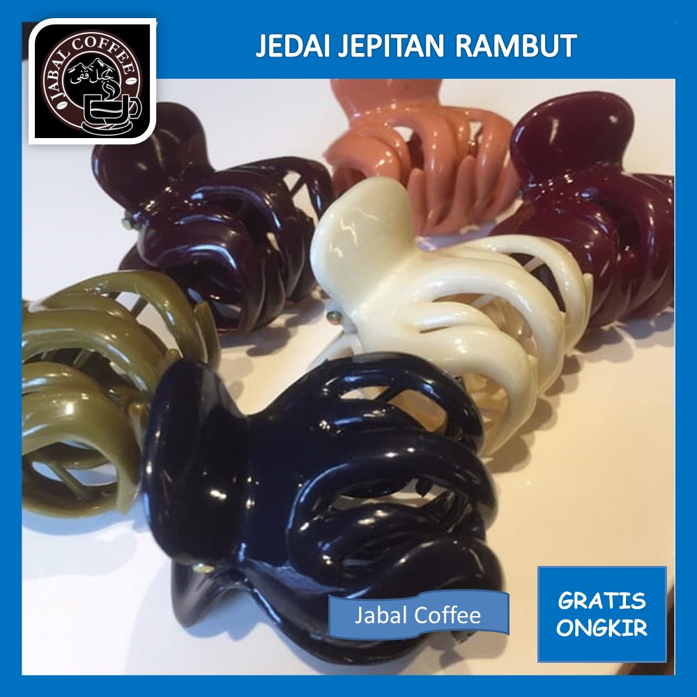 Jepit Rambut 5 Cm Tebal / Jedai Jepitan Rambut / Jepitan Badai Tiga Cakar Jepit Badai / Jedai Korea