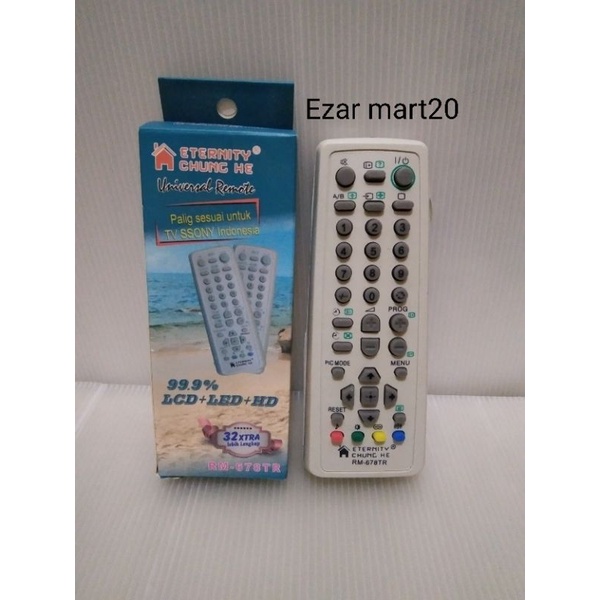 REMOTE TV MULTI TABUNG SONY 678 TR