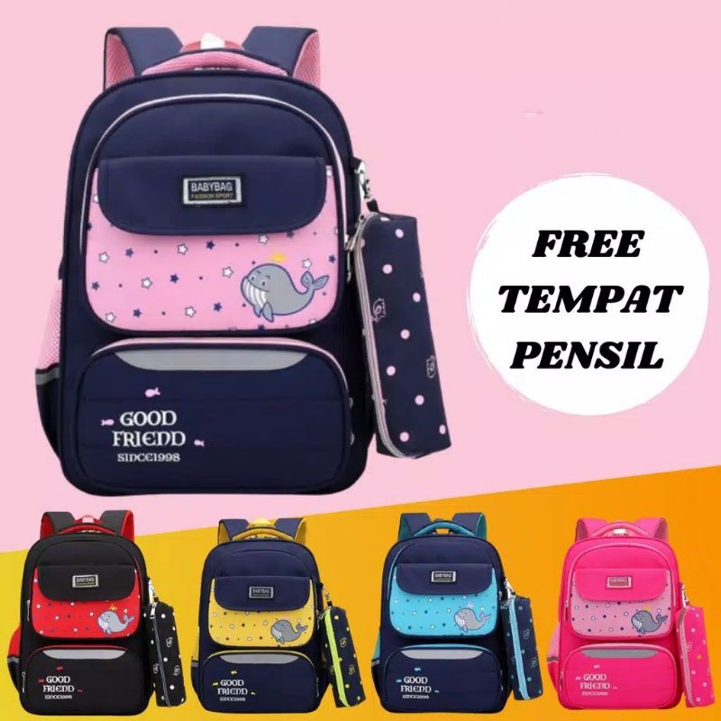  Tas  Sekolah  Anak  Laki  laki  Girls Ortopedi Schoolbags 