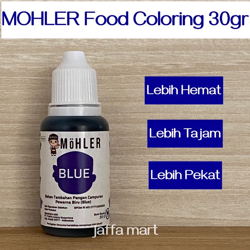 Pewarna Makanan MOHLER 30gr - BIRU / BLUE