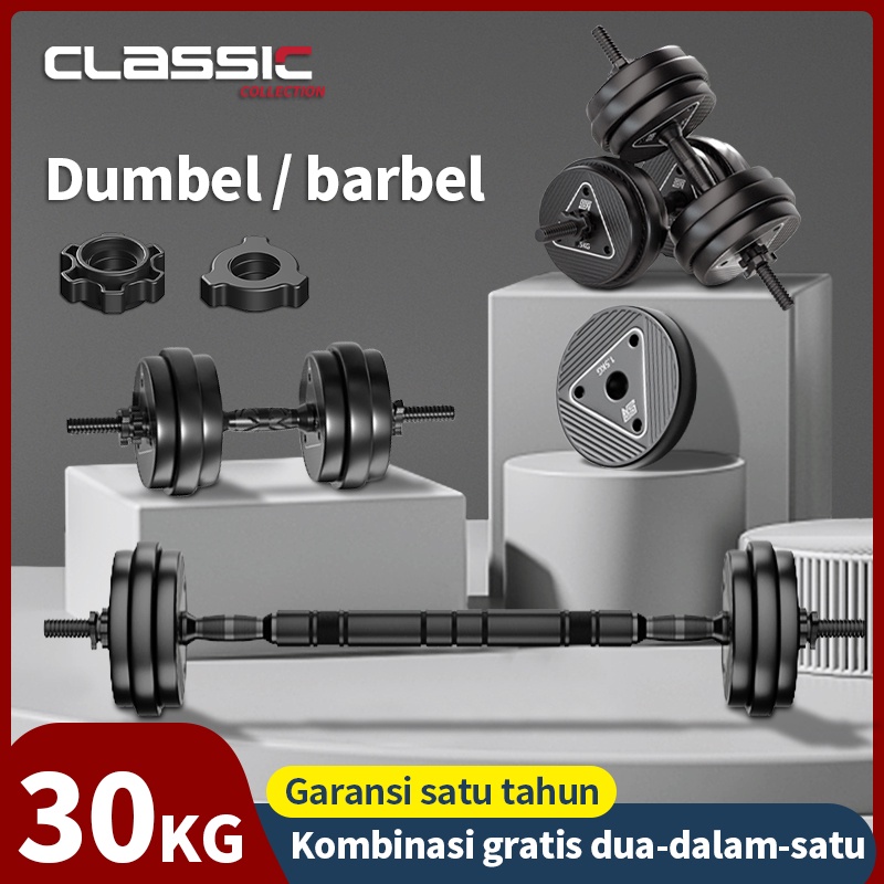 terbaru 30KG Dumbbell set peralatan fitness barbel set 30 kg dengan perlindungan lingkungan XH203