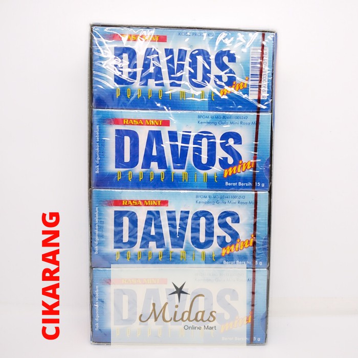 

Permen Davos Mini Peppermint Dan Extra Strong