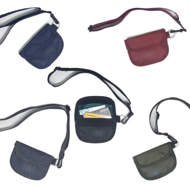 Hanging Dompet Kartu ATM STNK SIM UANG Wanita Pria Bisa Di Gantung Di Leher Hanging Viral
