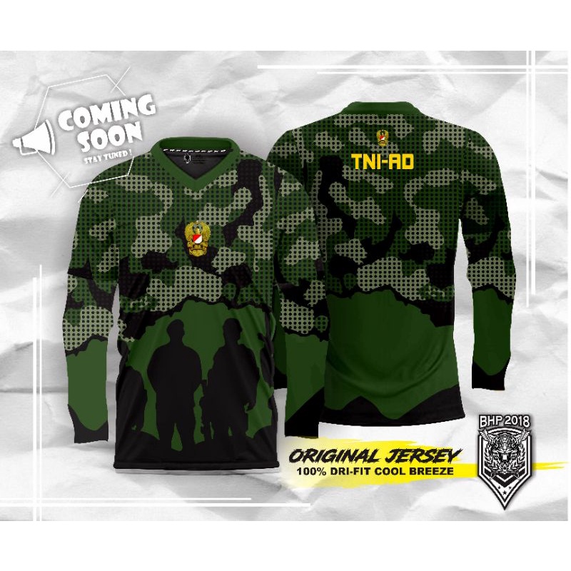 Kaos jersey TNI-kaos print TNI-Baju TNi