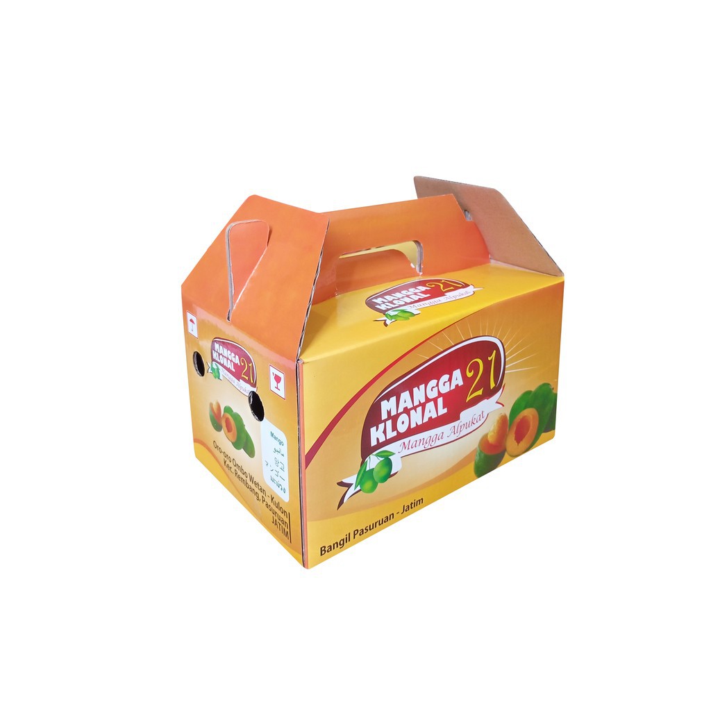 

(10 Pcs)Kardus Jinjing Dus Mangga Klonal 21 Kardus Tenteng Kardus Box Mangga Kardus Packaging Buah