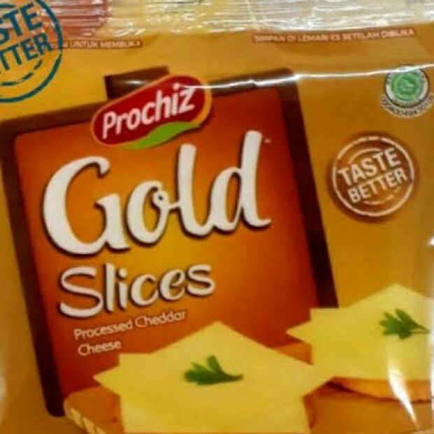 

prochiz gold Keju Cheddar slice isi 12