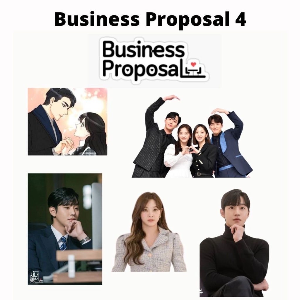 Sticker Drakor Business Proposal Stiker Kpop Journal Murah Aesthetic