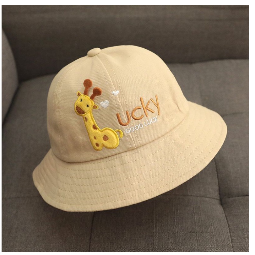 Topi Bucket Bayi  Anak Pelindung Matahari Motif Good lucky Jerapah Baby Fashion Style Premiium