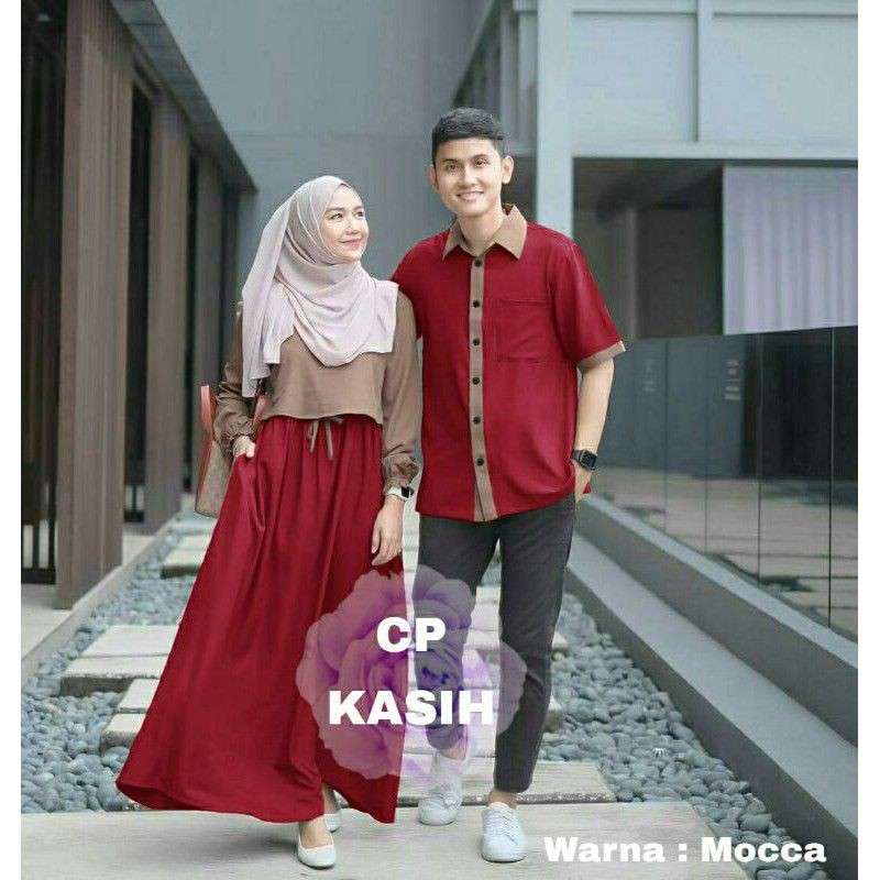 CP KASIH/COUPLE MURAH/COUPLE MUSLIM/COUPLE GAMIS/COUPLE KELUARGA/GROSIR TANAH ABANG/FREE ONGKIR