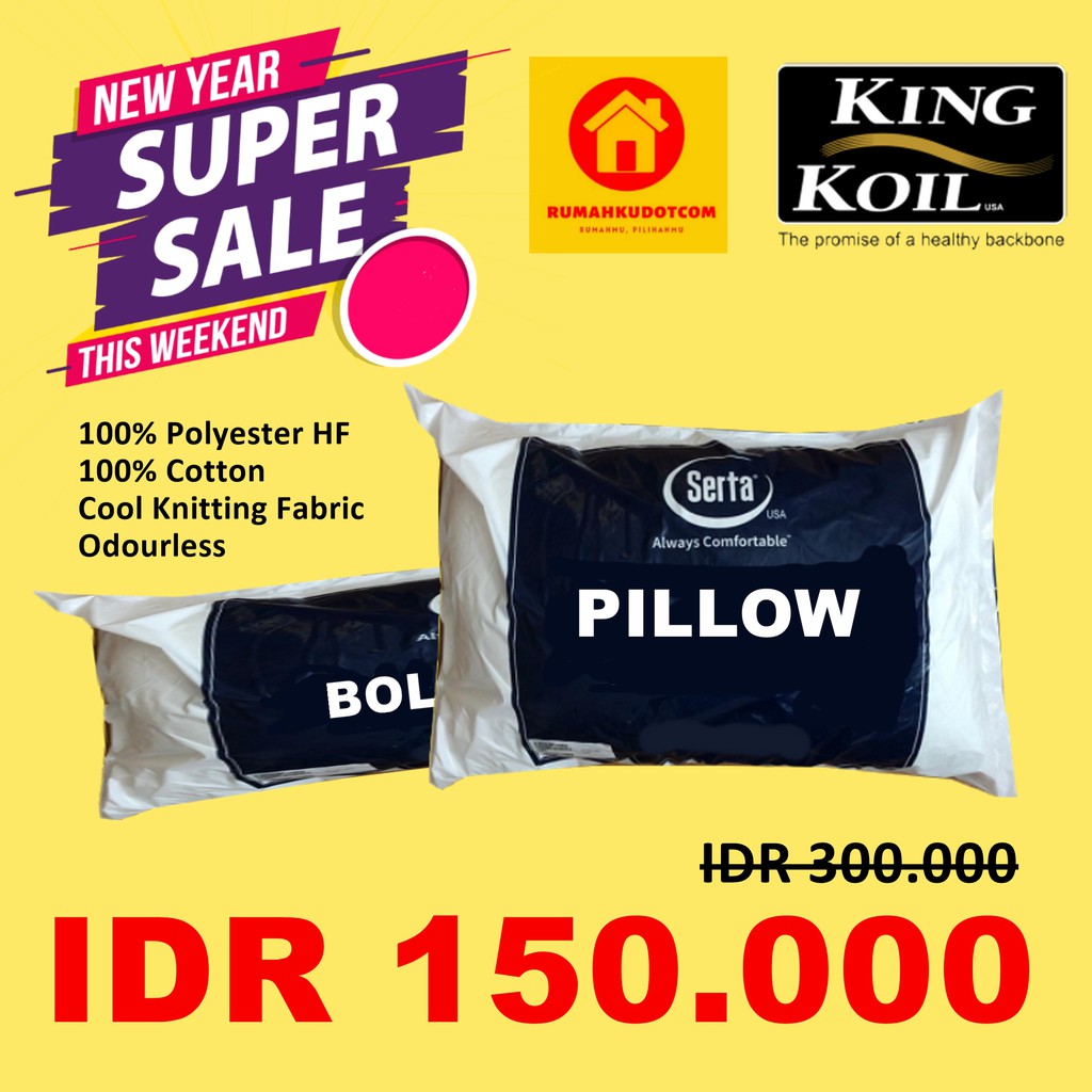 Bantal Guling - Bantal SERTA - Guling SERTA - SERTA