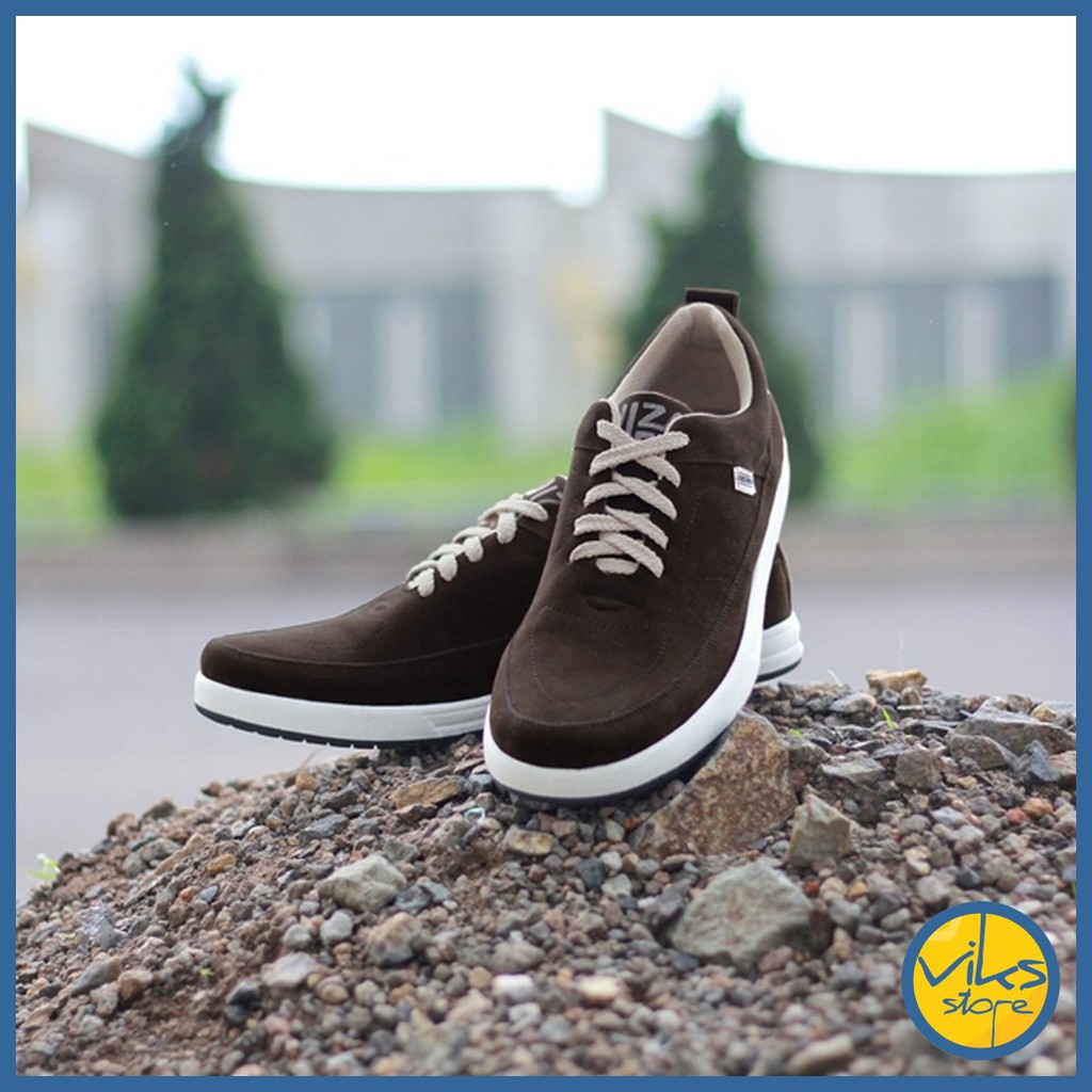 Sepatu Sneakers Pria Cowok Tali Style Casual Distro Kuzatura Original Suede Lokal Premium Elegan