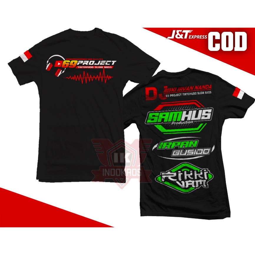 KAOS DJ 69 PROJECT / PREMIUM KAOS DIVANA PROJECT / KAOS ATASAN / BAJU 69 PROJECT