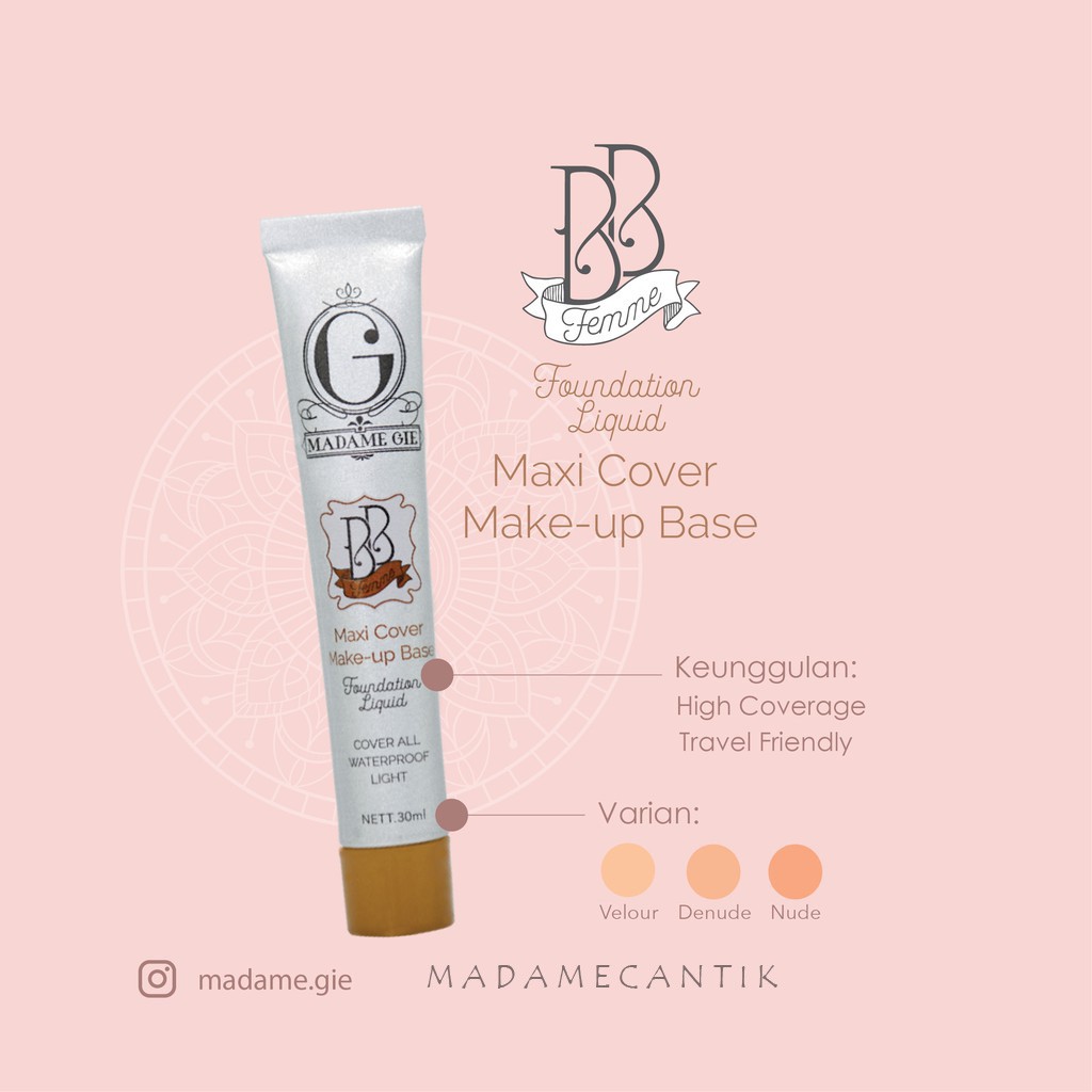 ✿ MADAME ✿ MADAME GIE FEMME BB FOUNDATION LIQUID / GIE FOUNDATION