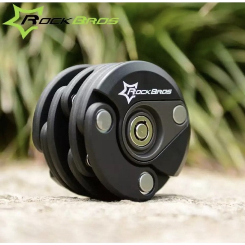 Original Rockbros Kunci Gembok Lipat Rantai Sepeda Bike
