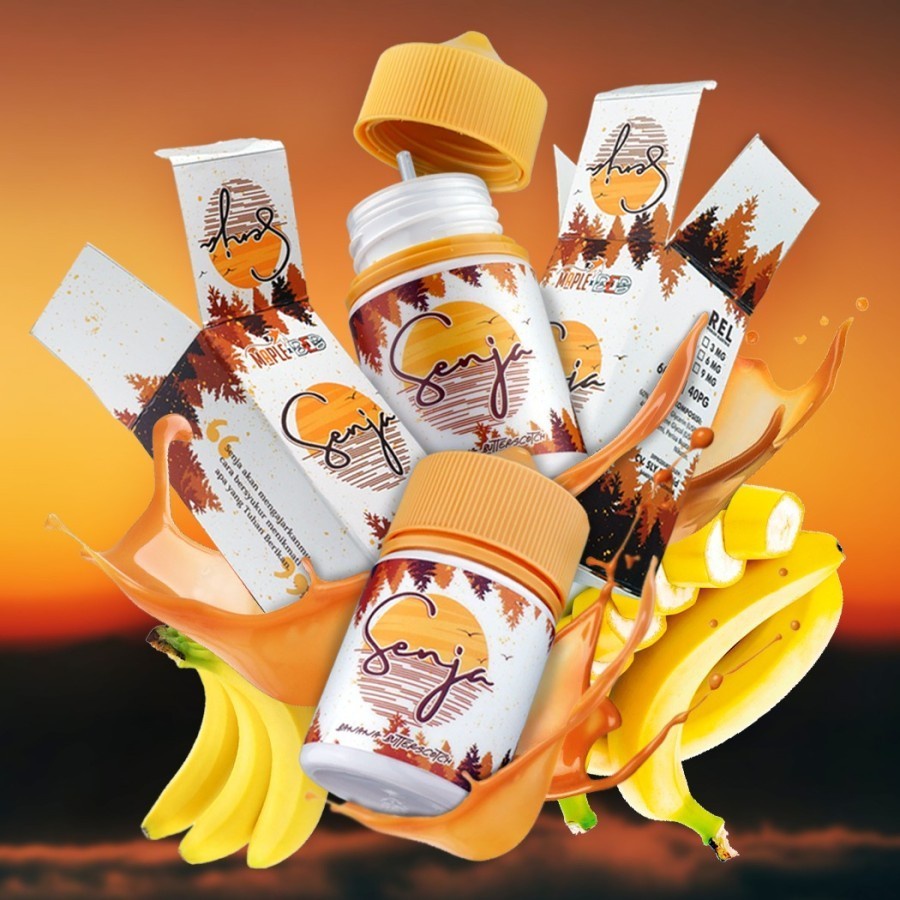 Senja Banana Butterscotch 60ML by Maple Juice x BED - auhentic