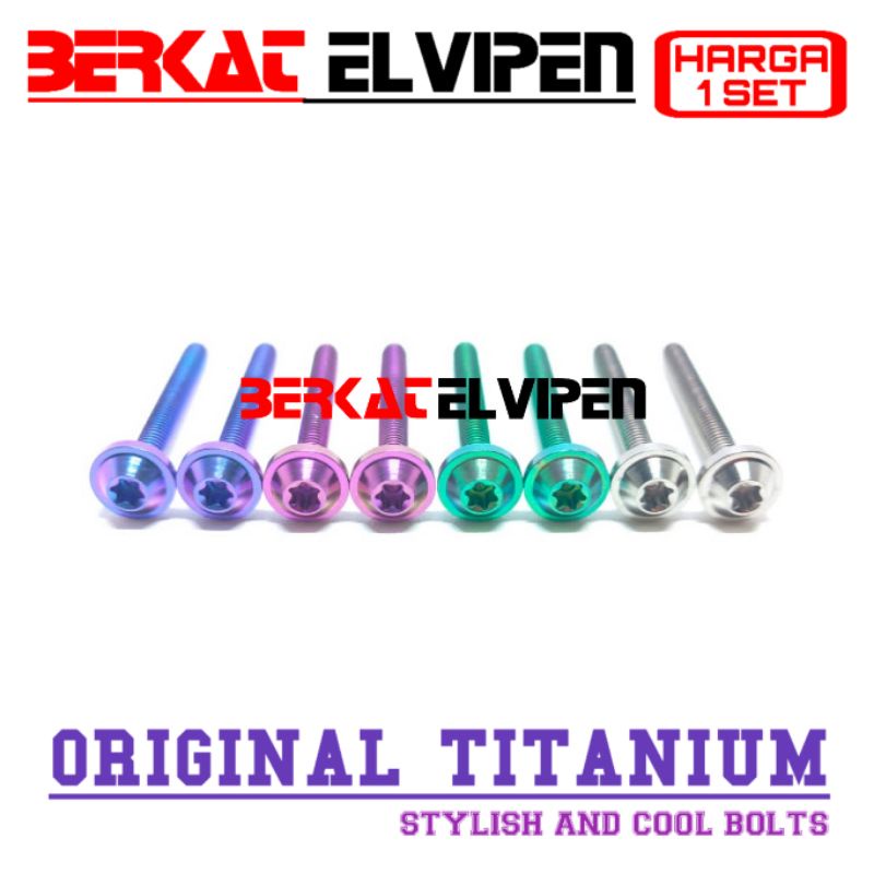 Baut Titanium Tutup Tempat Minyak Rem RCB Series Gr5