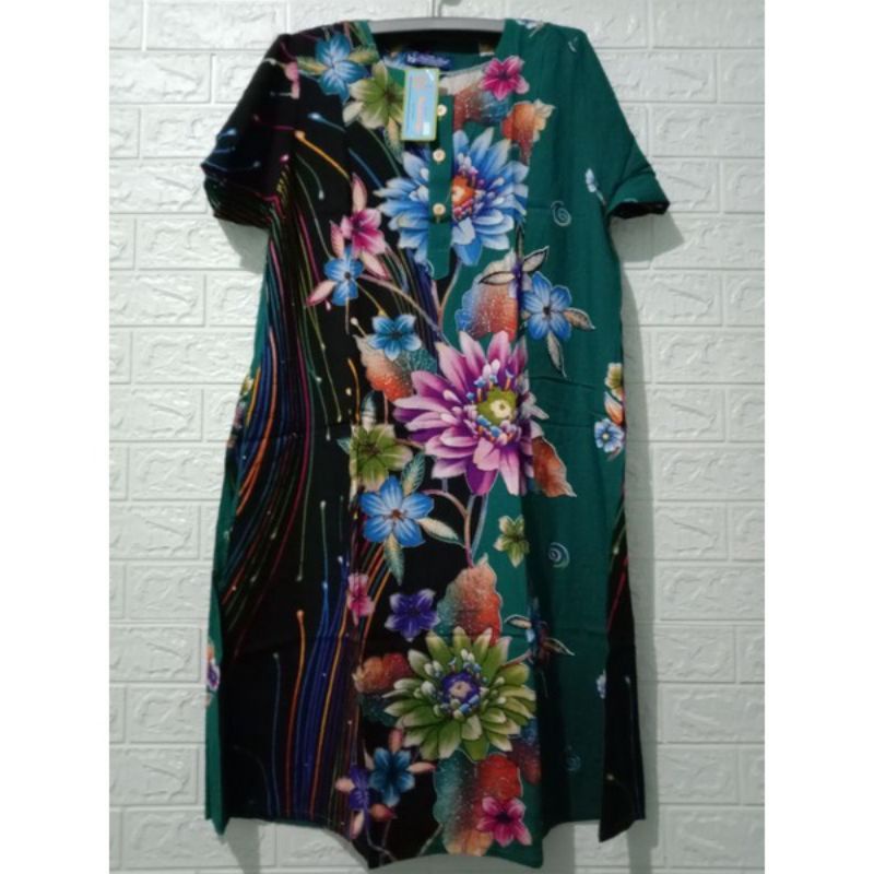 DASTER BUNSUI LABE BIRU ORIGINAL KENCANA UNGU MOTIF RANDOM