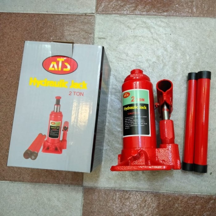 ATS Dongkrak Botol 2Ton Dongkrak Mobil 2 Ton Hydraulic Jack ORIGINAL