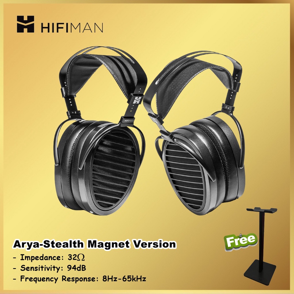 Hifiman Arya Stealth Over Ear Planar Magnet Version Headphone Headset