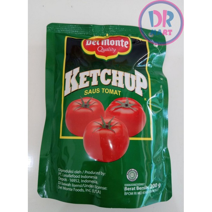 

Del Monte Ketchup Saus Tomat 200g