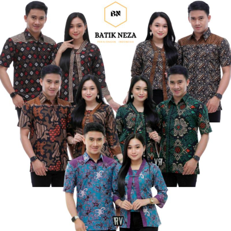 READY SERAGAM Atasan Batik Couple Bermacam Macam Motif