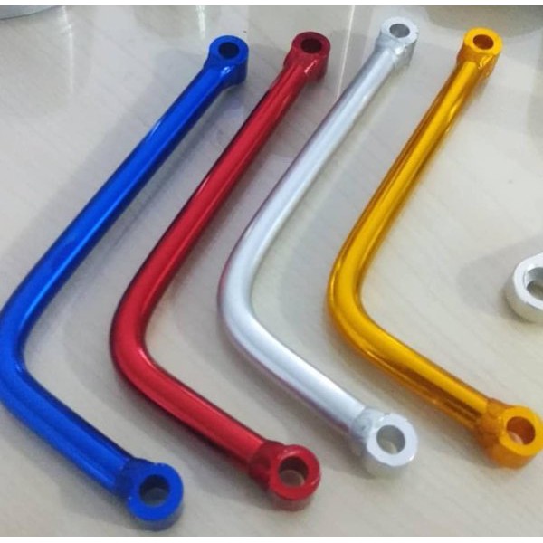 Tiang gantungan breket almunium aitech cobra knalpot ninja r rr f1zr satria 2tak cb150 rx king