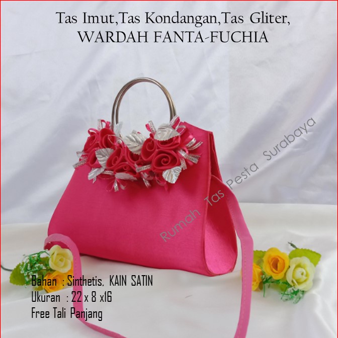 Tas Unik,Tas Elegan ,Tas Slempang,WARDAH FANTA-Fuchia