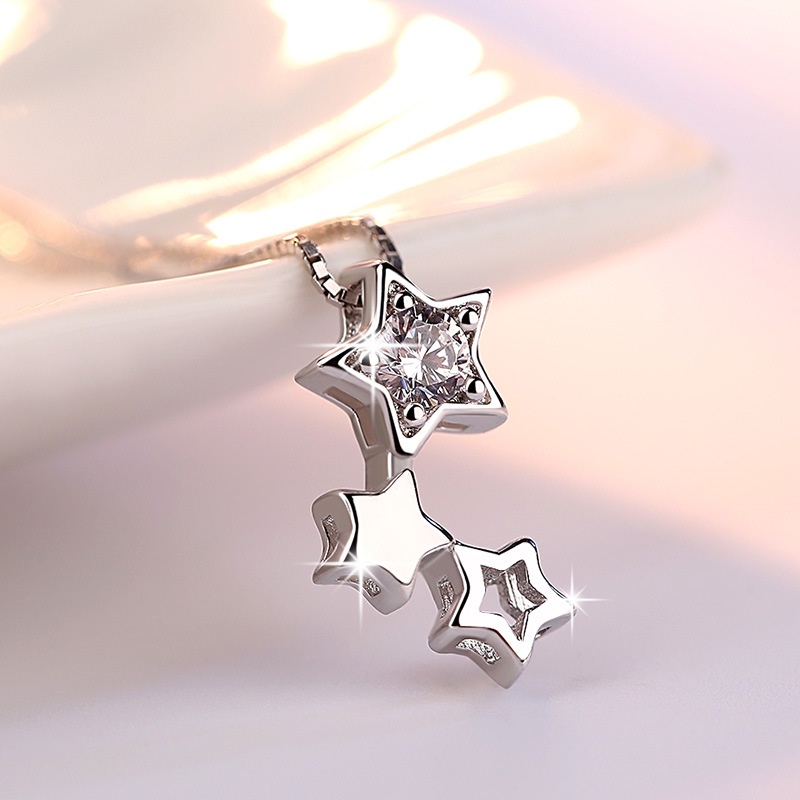 925 Perak Liontin Untuk Wanita Perhiasan Fashion Flash (Tanpa rantai)