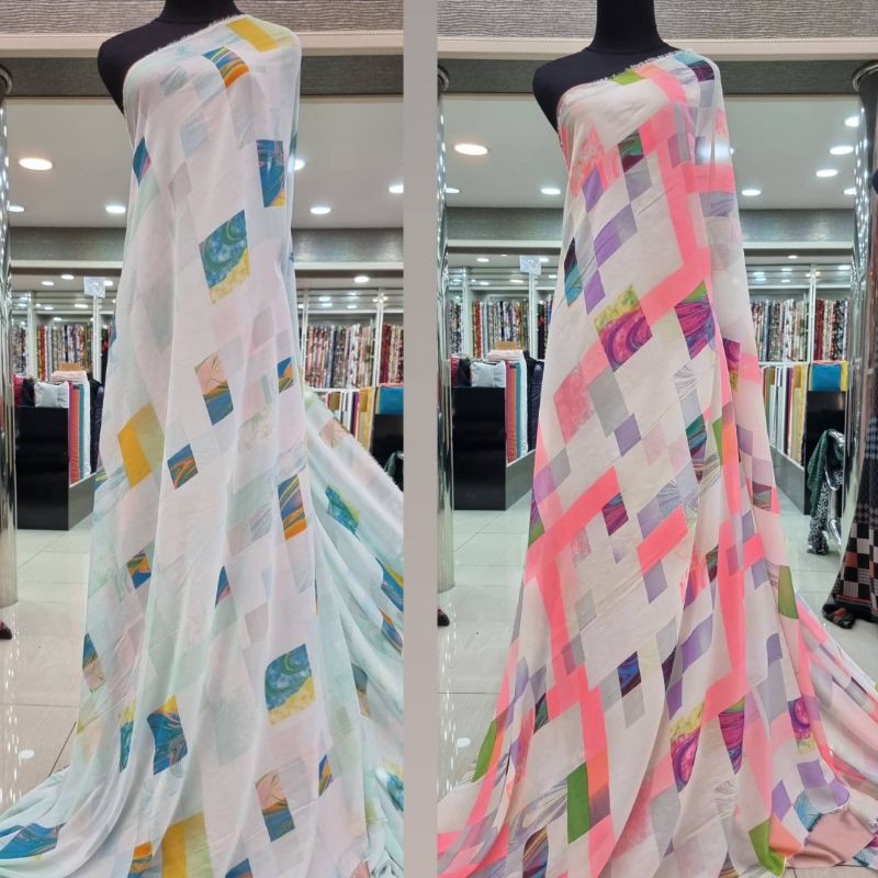 Kain Sifon Sutra Motif