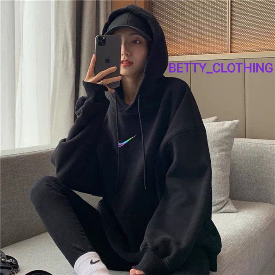 Sweater Hoodie Oversize Wanita Sweter Hodie Over Size Perempuan Switer Hudie Bigsize Cewek Suiter Ho