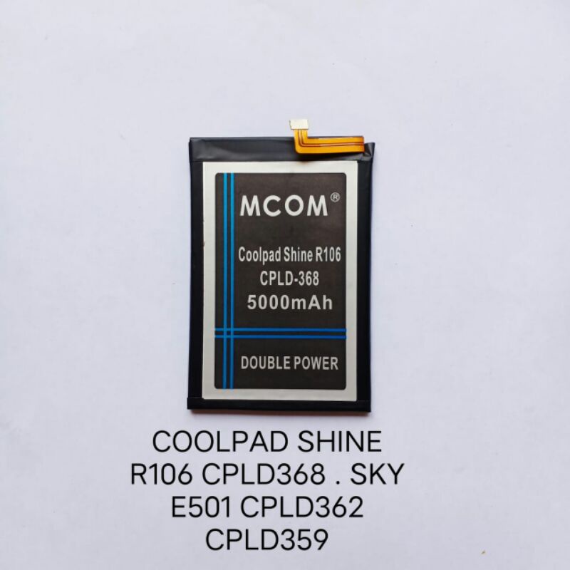 Baterai Coolpad Shine R106 CPLD368 . Sky E501 CPLD362 CPLD359 battery baterei batere batrei batre