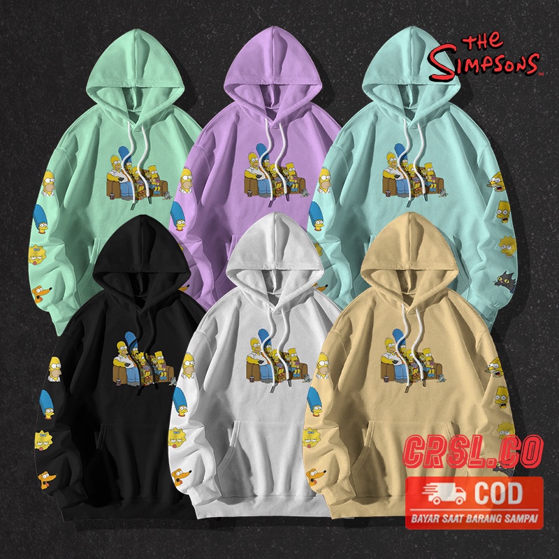 HOODIE THE SIMPSONS VARIAN WARNA UNISEX M-XXL QUALITAS TERBAIK