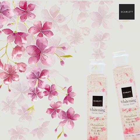 Scarlett Whitening Facial Wash - Membersihkan Wajah 100 ML