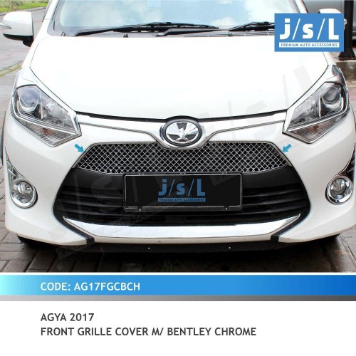 Grill Depan New Agya 2017 Model Bentley Chrome