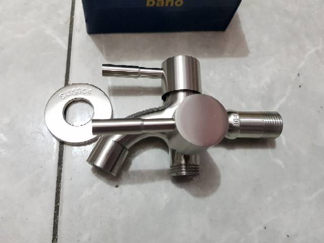 Kran cabang bano stainless SUS304 anti karat