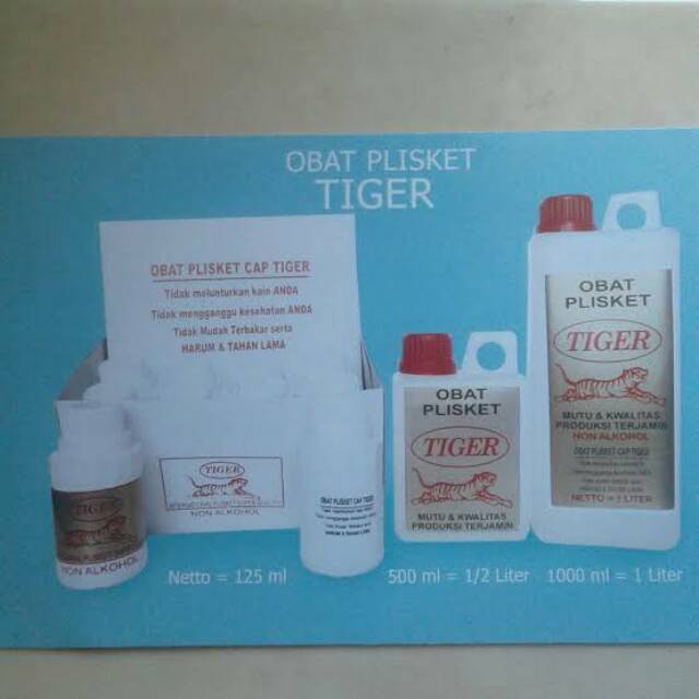 [1000 ml/ 1 liter] Obat plisket cap tiger