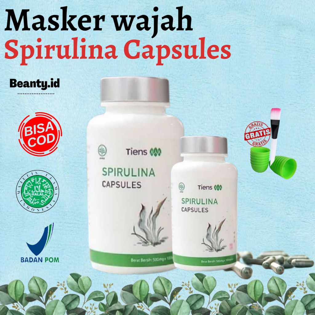 MASKER SPIRULINA SPIRULINA MASKER SPIRULINA ORIGINAL