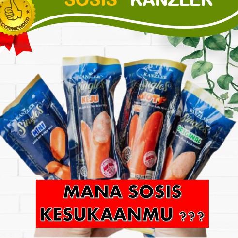 〔PAST〕 Sosis Kanzler Kenzler Viral Hot Keju Original Singles Jumbo Cimori