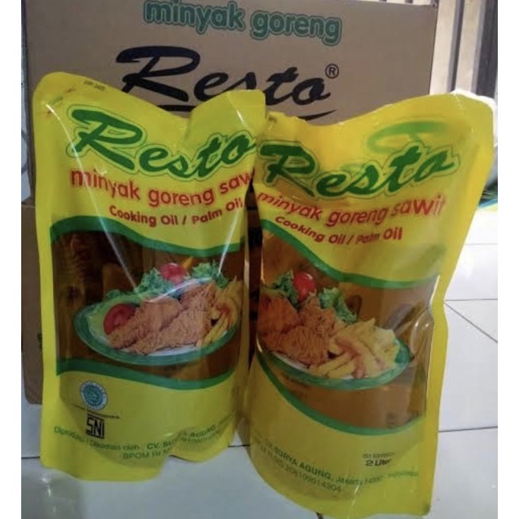 

Minyak Sayur Kemasan merek Resto 1,8 liter