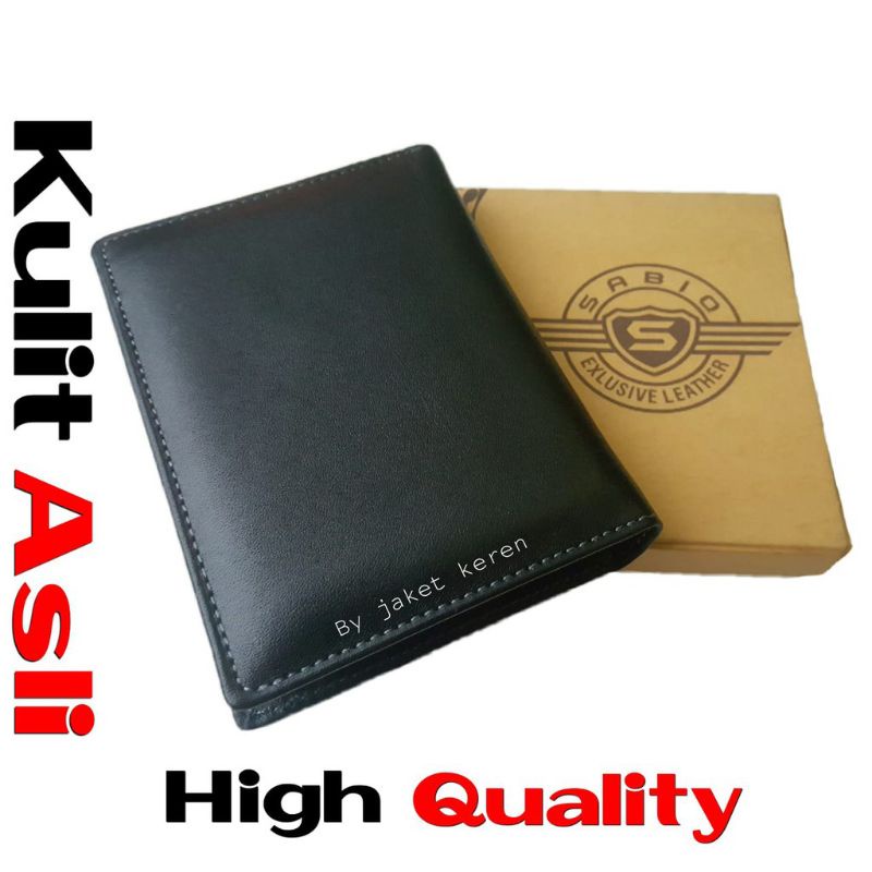 Dompet kulit asli / Dompet kulit original / Dompet pria / Dompet kulit cowok / Dompet lipat murah