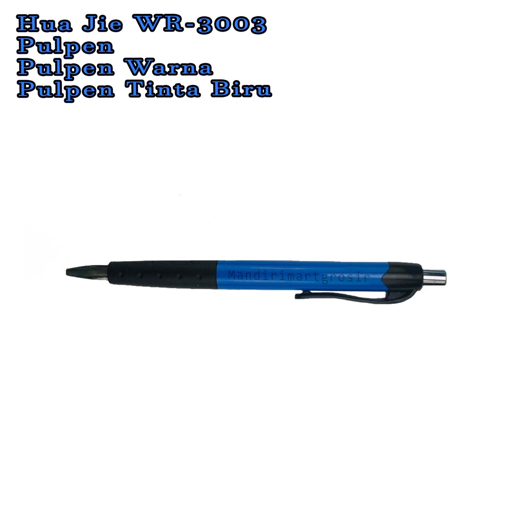 Pulpen *Hua Jie WR-3003 * Pulpen Warna * Pulpen Tinta Biru