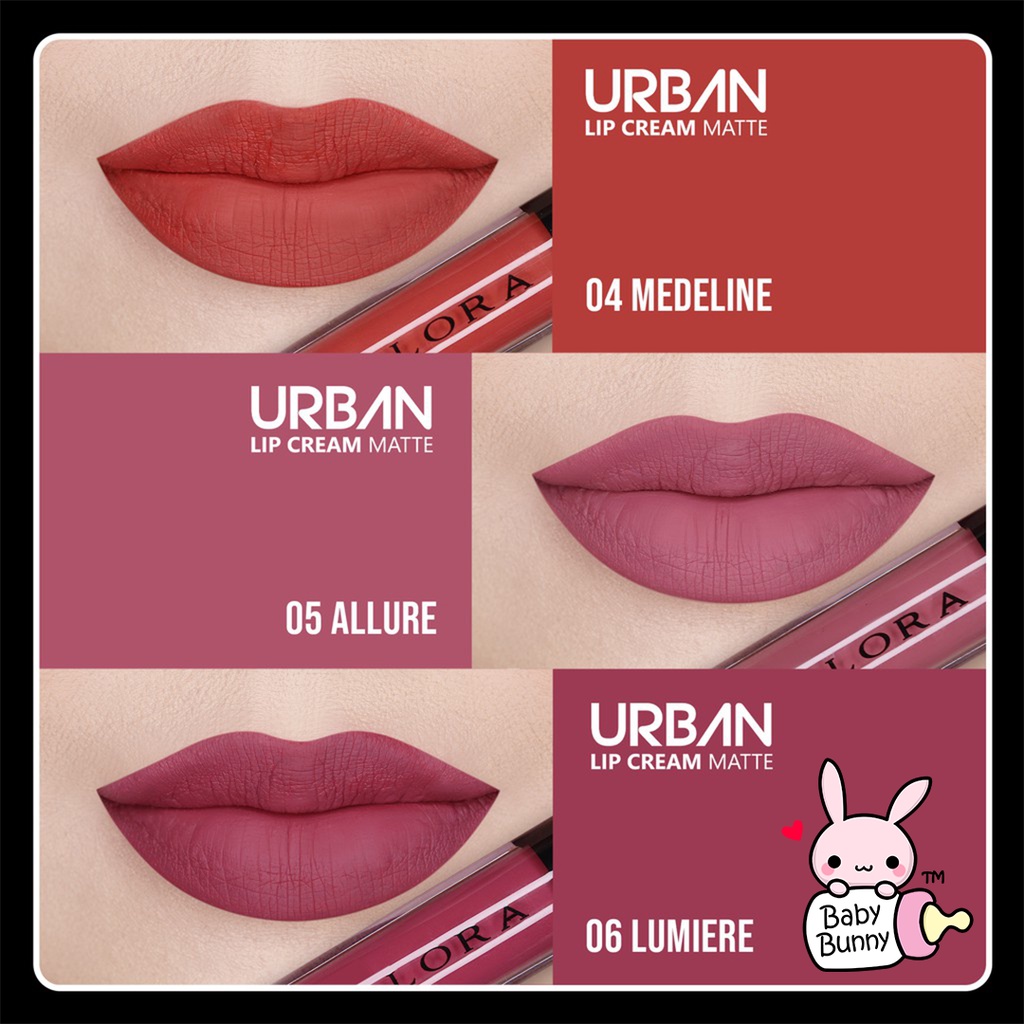 ❤ BELIA ❤ IMPLORA ✔️BPOM Urban Lip Cream Matte Velvet ( lipcream Lipstick Lipstik)