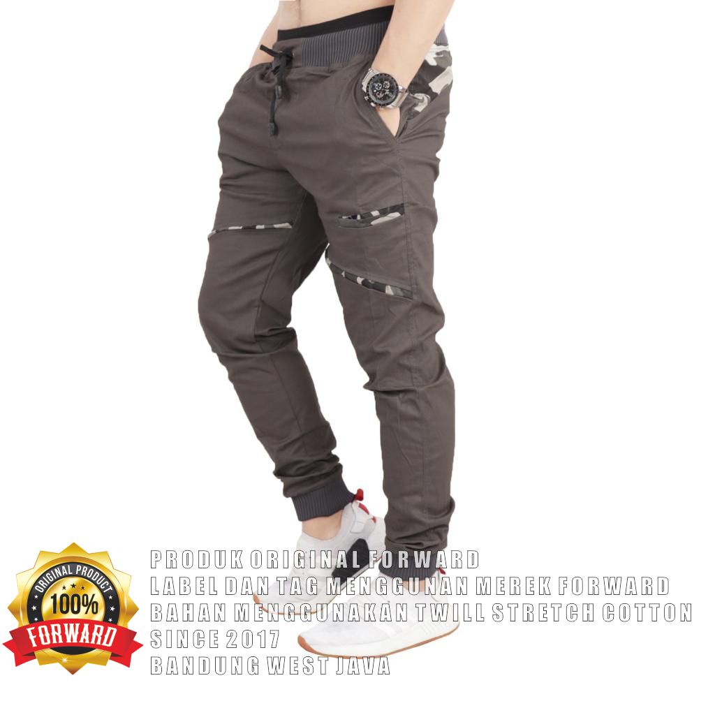 Celana Joger Jogger Pria Casual Camo Original Forward