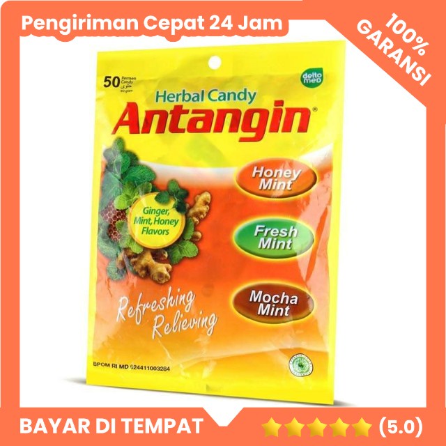 

Permen Antangin isi 50 Herbal Candy Snack Hampers Rembang