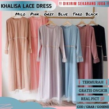 KHALISA LACE DRESS / DRESS LEBARAN